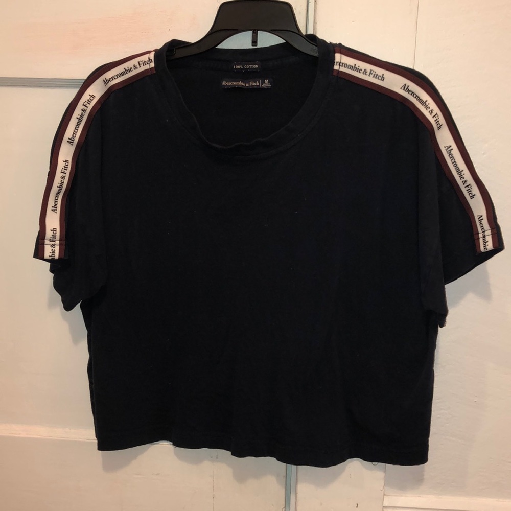 Abercrombie and Fitch navy crop top